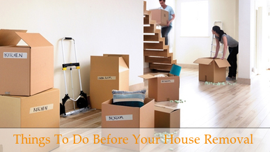 Things To Do Before Your House Removal in Ettington