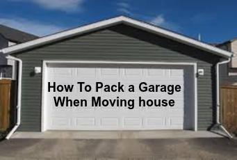 How to pack a Garage when moving house in Hollywood Worcestershire