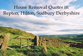 House Removal Quotes When Moving Home in Repton, Hilton or Sudbury Derbyshire