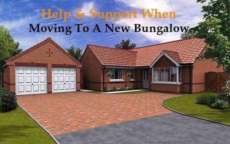 Assistance For Families And Elderly People Moving To A New Bungalow