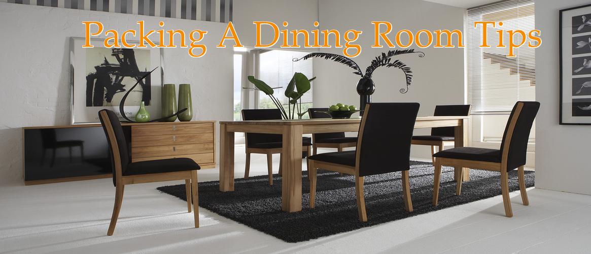 Packing a Dining Room when Moving Home in Gunthorpe, Nottingham