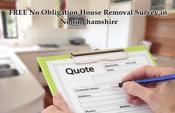 FREE No Obligation House Removal Survey in Nottinghamshire