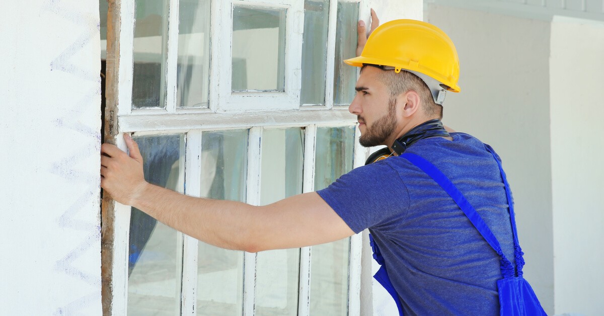 Taking a window out to get furniture in to your home in Leicestershire