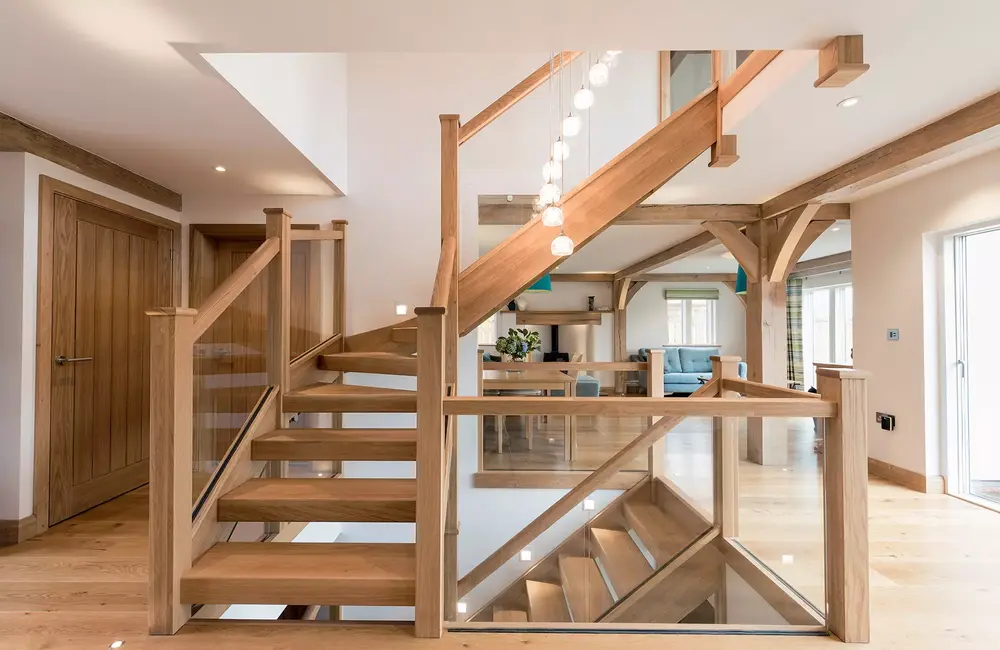 Open riser Staircase design