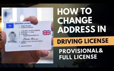 How to Change Your Address on Your Driving Licence