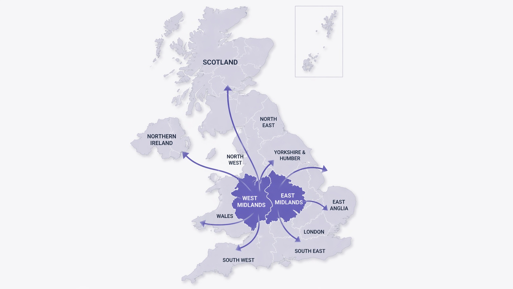 Areas we cover house removals Leicester MNM Removals