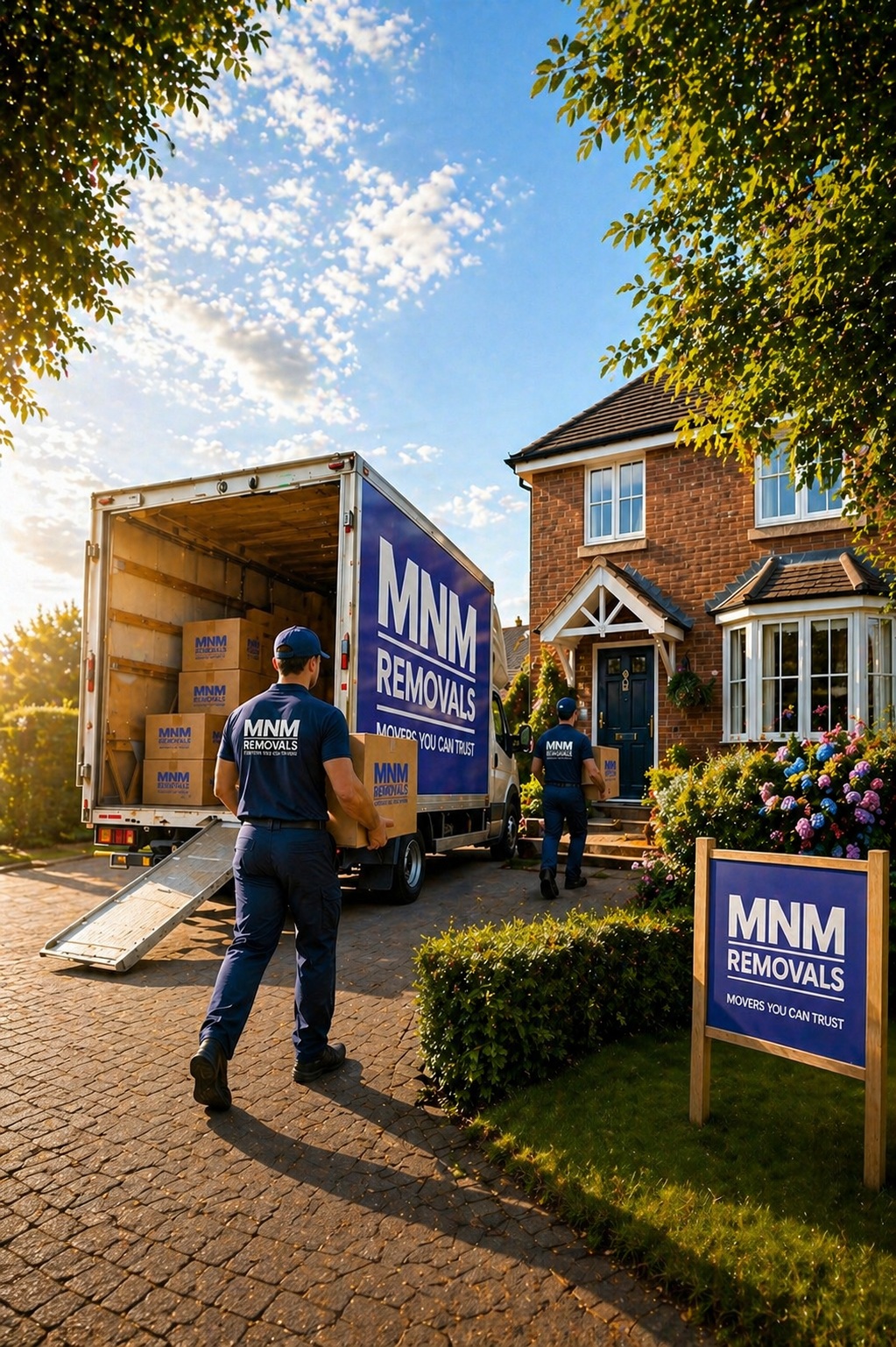 Residential move in Leicester with professional movers MNM Removals