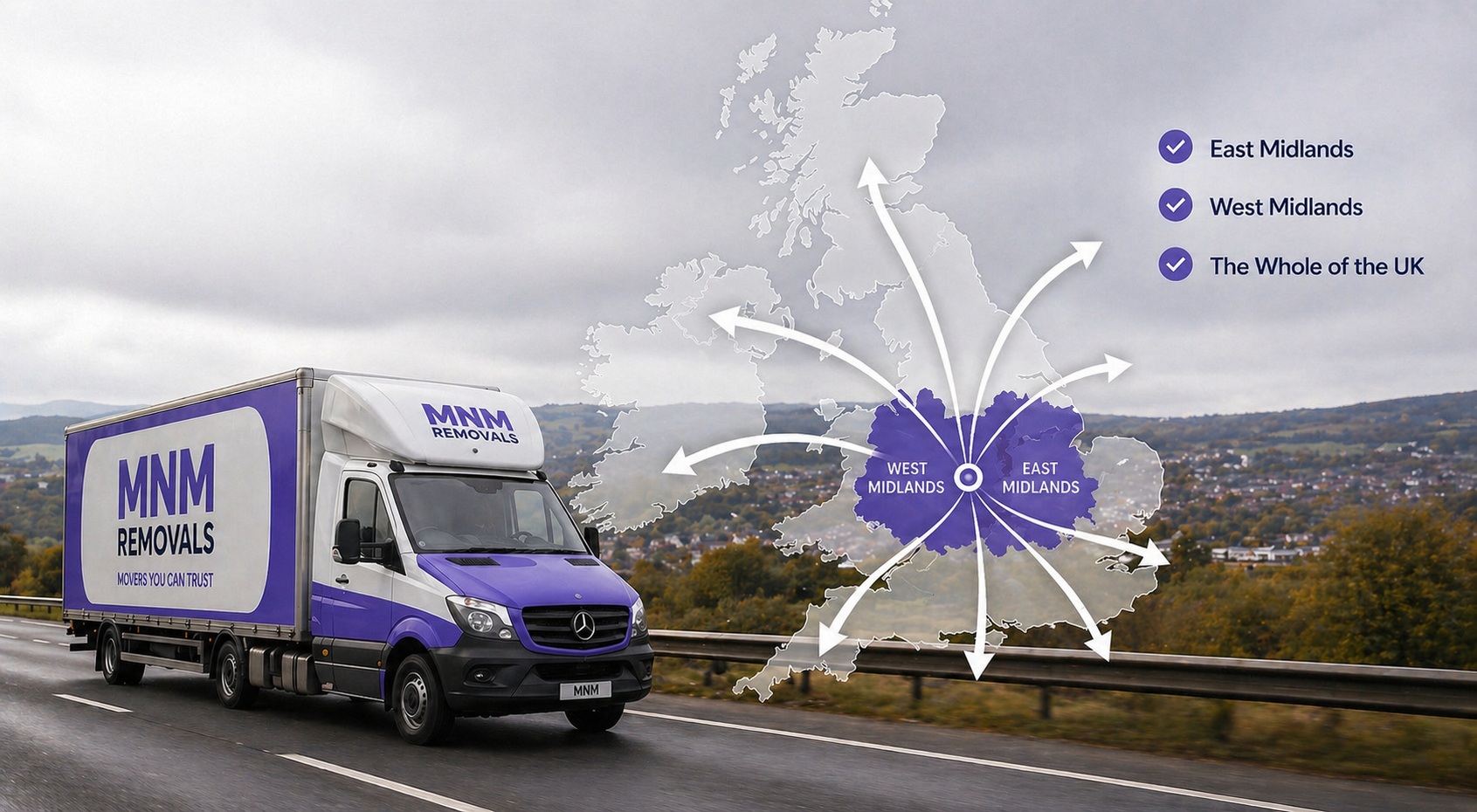 Removals and Transport Leicester Nottingham MNM Removals