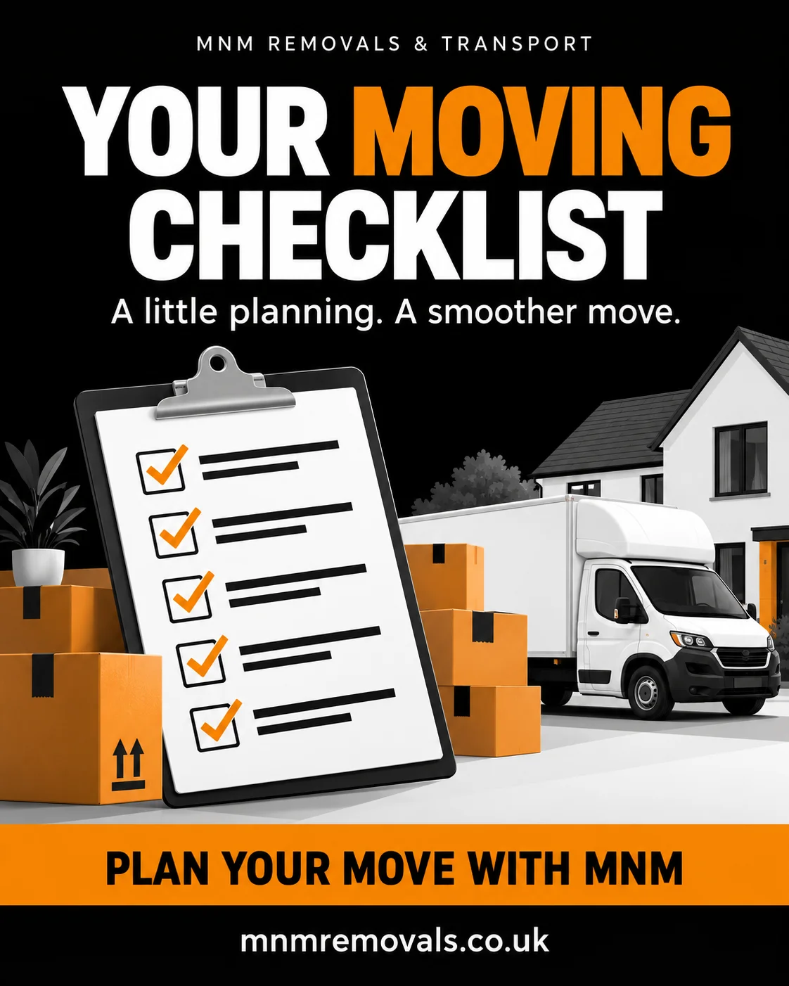 MNM moving checklist poster MNM moving checklist poster