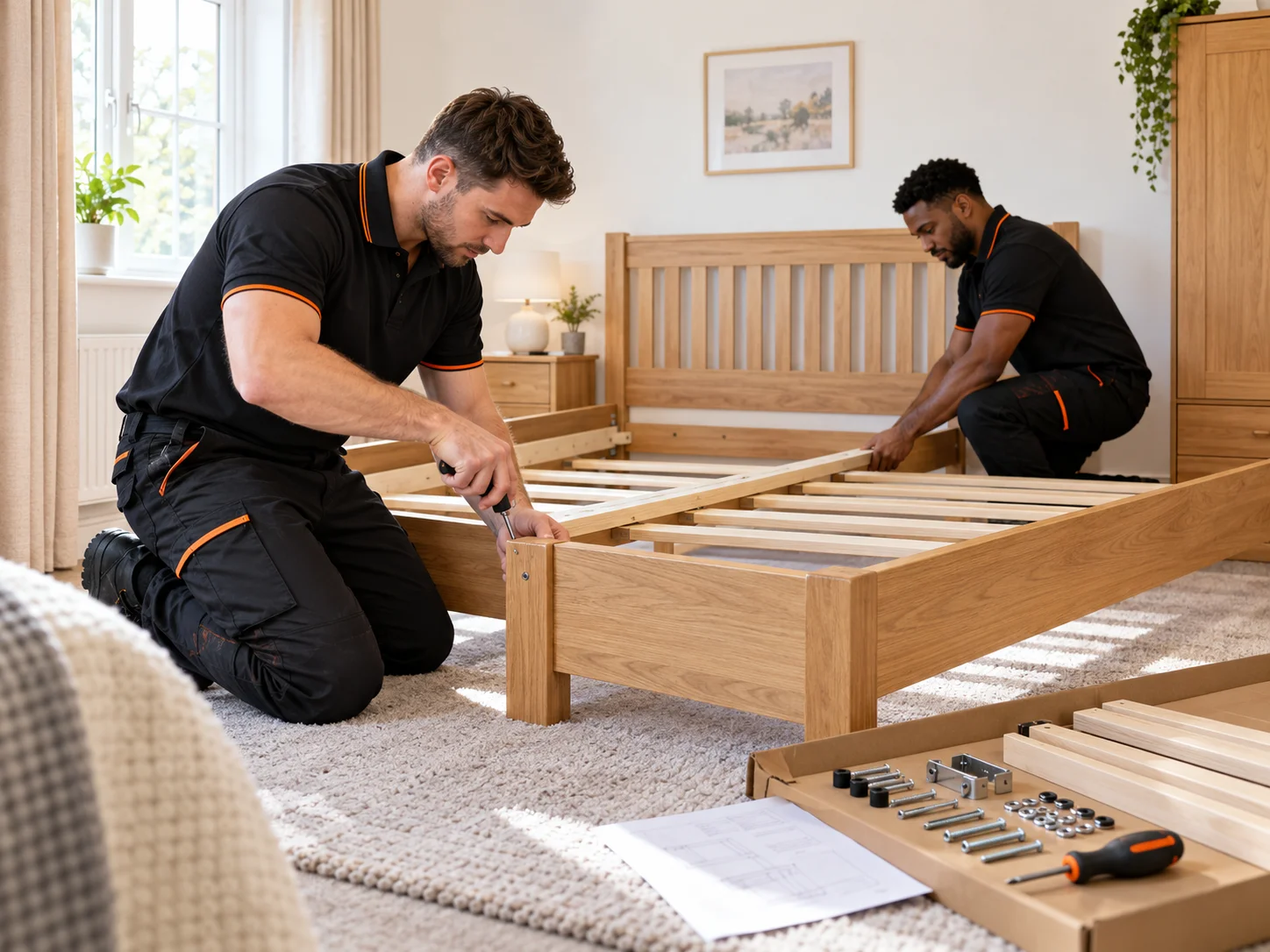 Professional Bed Frame Assembly Professional Bed Frame Assembly